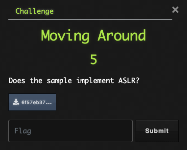 Moving Around challenge
